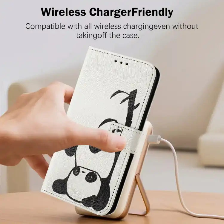 Art Colored Drawing Pattern Leather Phone Case