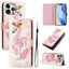 Art Colored Drawing Pattern Leather Phone Case