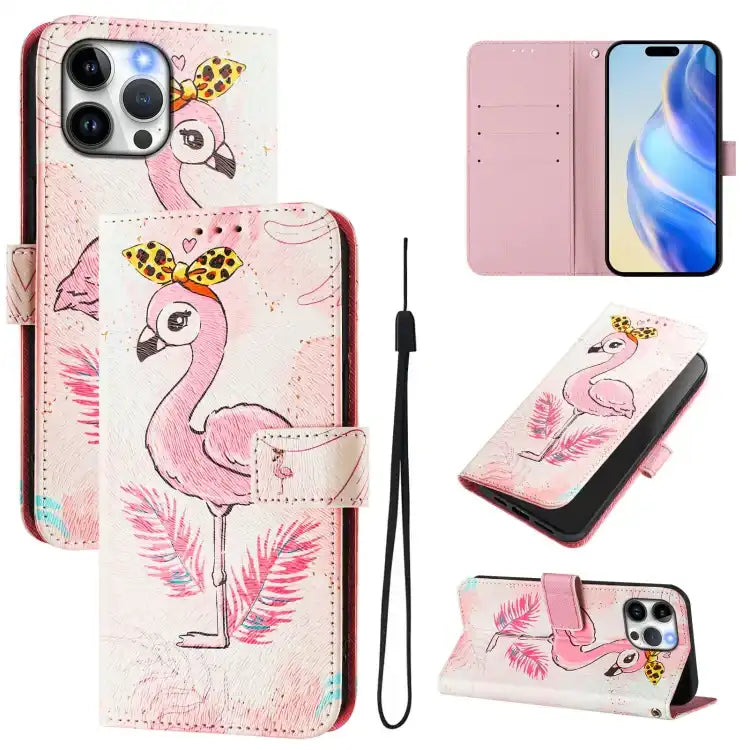 Art Colored Drawing Pattern Leather Phone Case