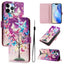 Art Colored Drawing Pattern Leather Phone Case