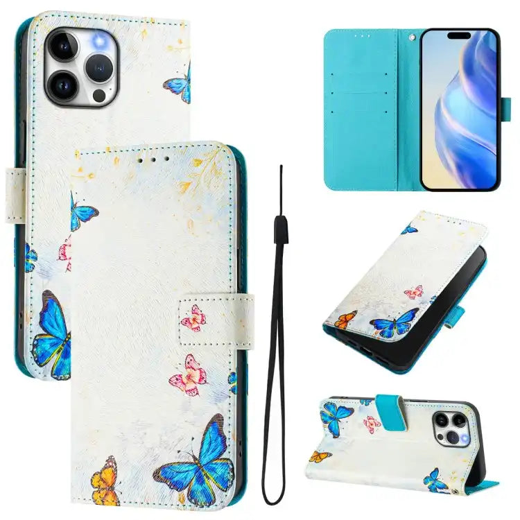 Art Colored Drawing Pattern Leather Phone Case