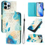 Art Colored Drawing Pattern Leather Phone Case
