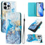 Art Colored Drawing Pattern Leather Phone Case