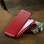 Fierre Shann 64 Texture Vertical Flip PU Leather Phone Case