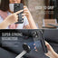 Fierre Shann Oil Wax Cow Leather Holder Back Phone Case