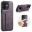Fierre Shann Oil Wax Cow Leather Holder Back Phone Case