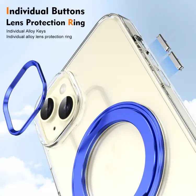 Ice-Cold Rotating Ring Holder PC MagSafe Phone Case