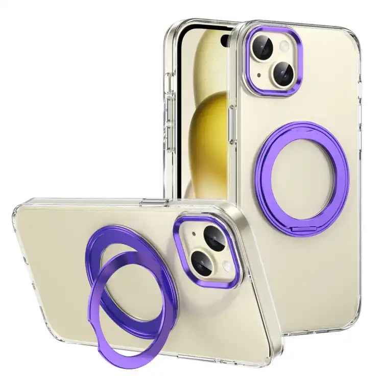 Ice-Cold Rotating Ring Holder PC MagSafe Phone Case