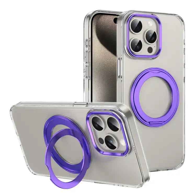 Ice-Cold Rotating Ring Holder PC MagSafe Phone Case