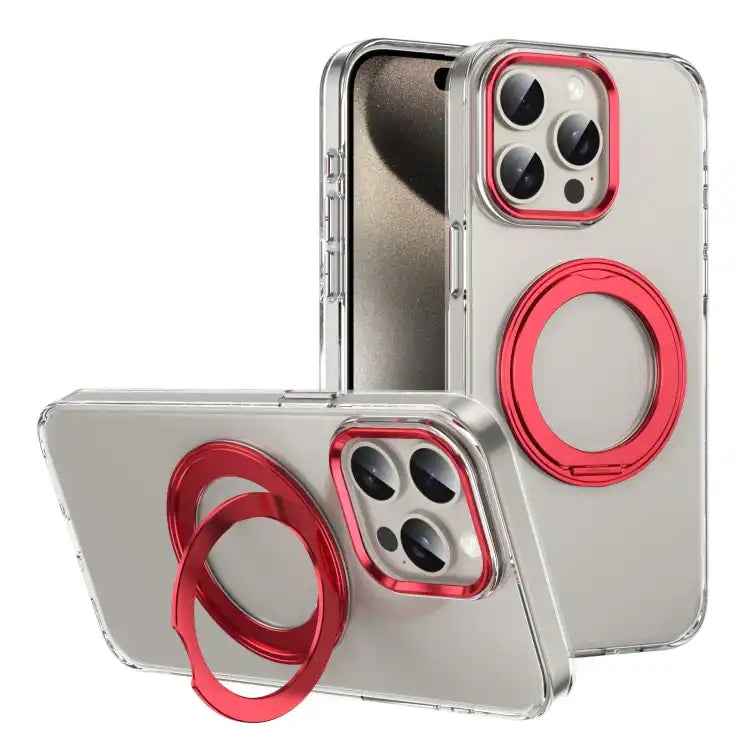 Ice-Cold Rotating Ring Holder PC MagSafe Phone Case
