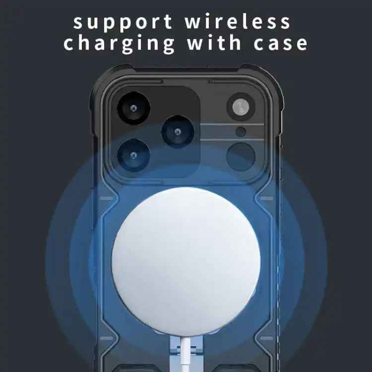 Camera Shield Armor MagSafe Holder Phone Case with Strap