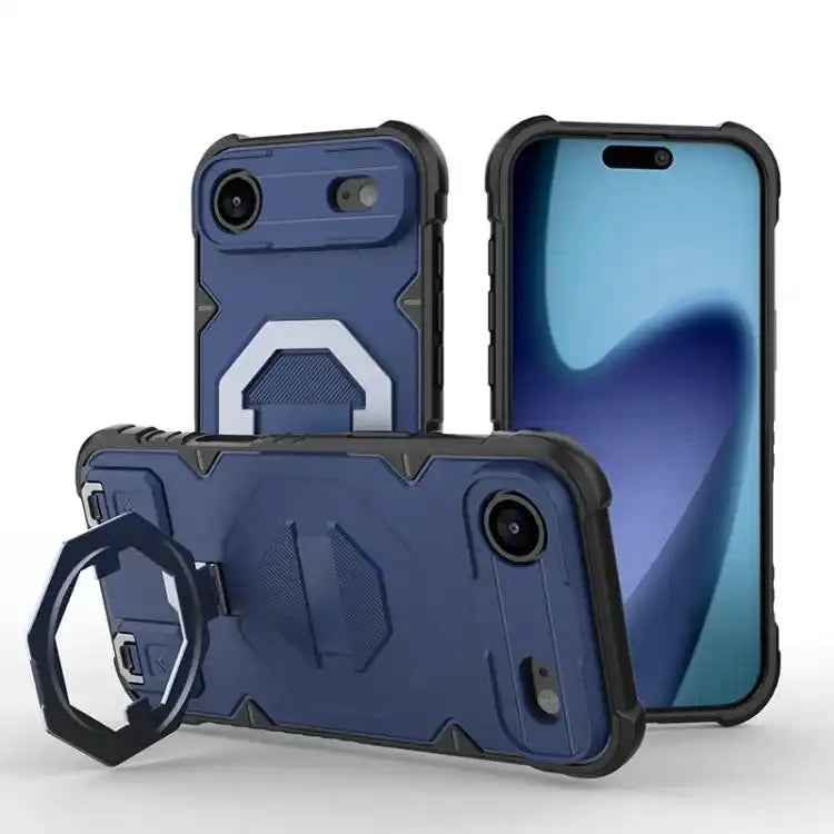 Camera Shield Armor MagSafe Holder Phone Case with Strap