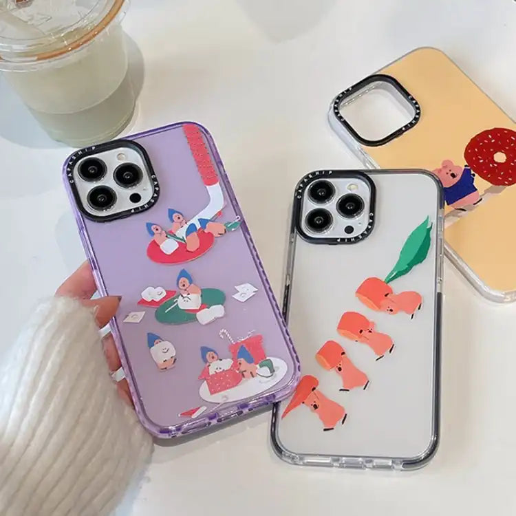 Simple Illustration Pattern Full Coverage Phone Case