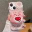 Doll Plush PU Hybrid PC Phone Case