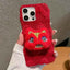 Doll Plush PU Hybrid PC Phone Case