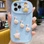 Creative 3D Duck Design Sliding Window Full Coverage Phone Case