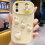 Creative 3D Duck Design Sliding Window Full Coverage Phone Case