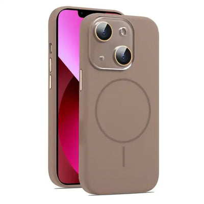 AG Fine Hole Liquid Silicone MagSafe Magnetic Phone Case