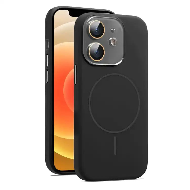 AG Fine Hole Liquid Silicone MagSafe Magnetic Phone Case