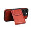 Denior D22 Genuine Leather MagSafe Holder Detachable Card Slot Phone Case