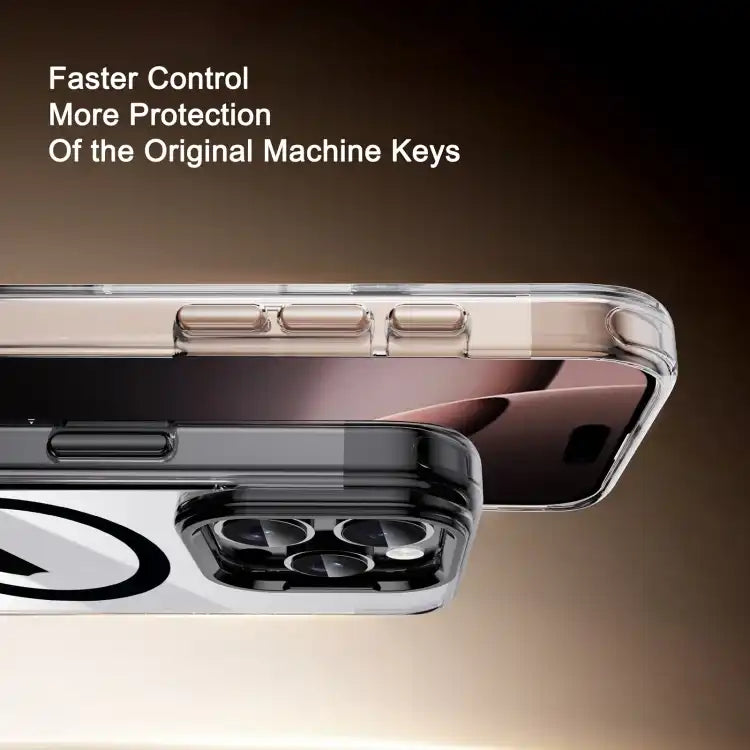 Jazz 3 in 1 Magnetic MagSafe Crystal Phone Case