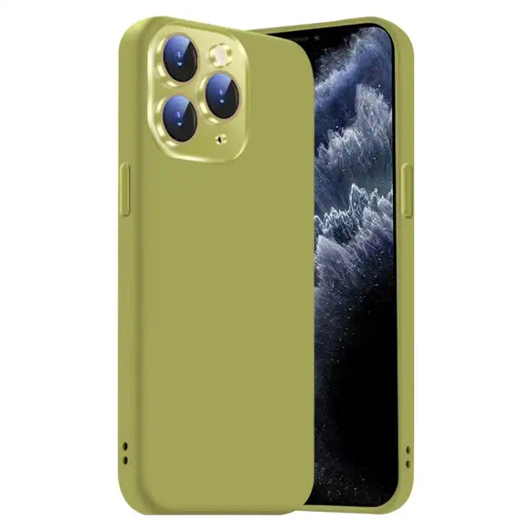 Nano Lens Cover Liquid Silicone Phone Case