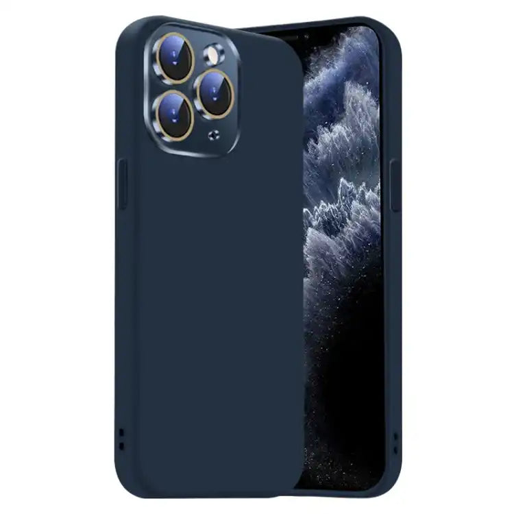 Nano Lens Cover Liquid Silicone Phone Case