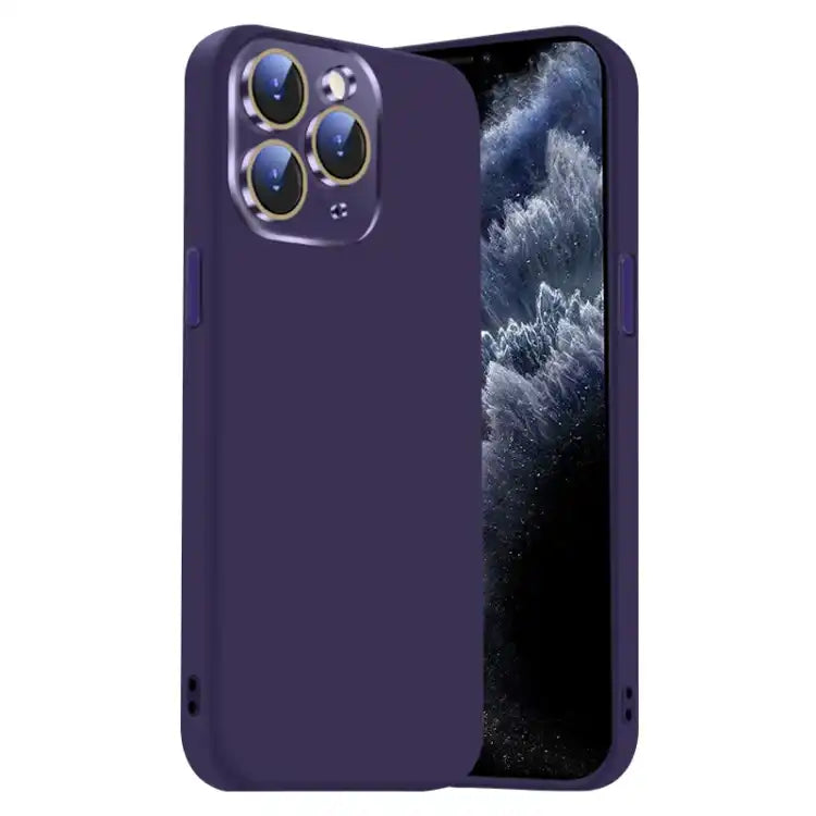 Nano Lens Cover Liquid Silicone Phone Case