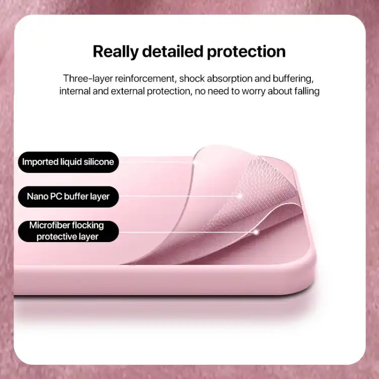 Nano Lens Cover Liquid Silicone Phone Case