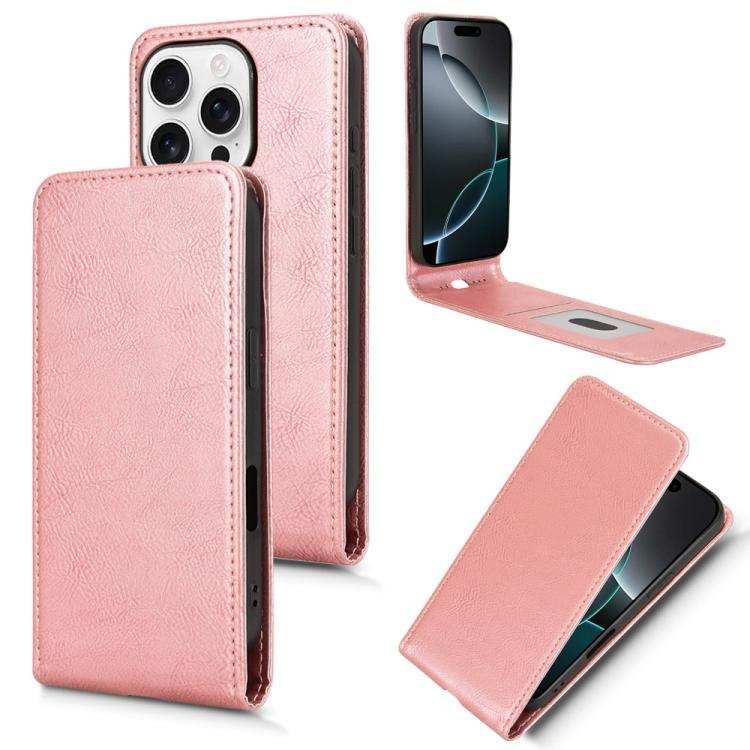 Magnetic Vertical Flip Leather Phone Case
