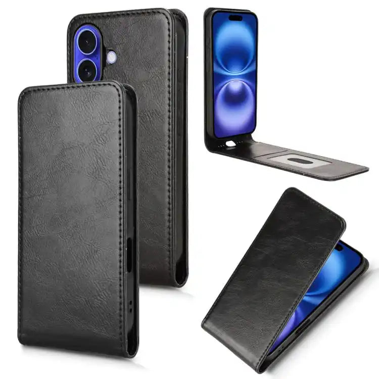 Magnetic Vertical Flip Leather Phone Case