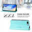 RC01 Dual-Folded Magnetic Suction RFID Leather Phone Case
