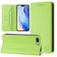 RC01 Dual-Folded Magnetic Suction RFID Leather Phone Case