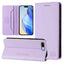 RC01 Dual-Folded Magnetic Suction RFID Leather Phone Case
