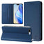 RC01 Dual-Folded Magnetic Suction RFID Leather Phone Case