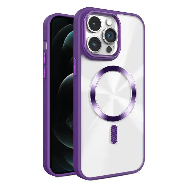 Glaring CD Texture MagSafe Phone Case