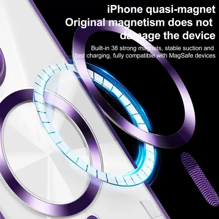 Glaring CD Texture MagSafe Phone Case