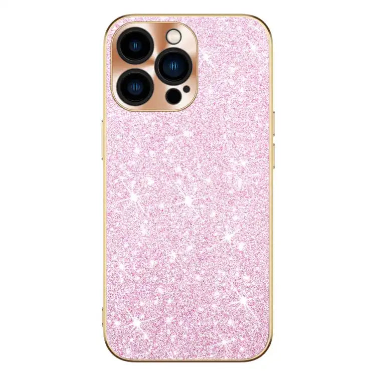Electroplating Star Diamond CD Texture Lens Ring Phone Case