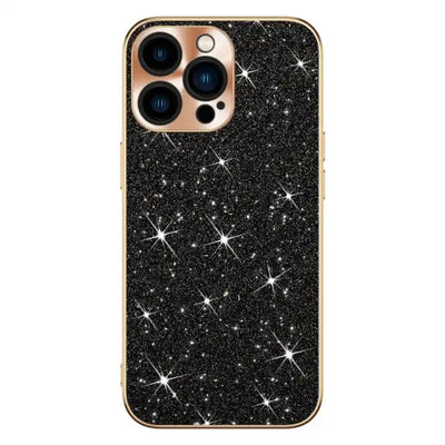 Electroplating Star Diamond CD Texture Lens Ring Phone Case