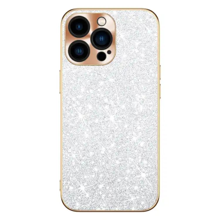 Electroplating Star Diamond CD Texture Lens Ring Phone Case