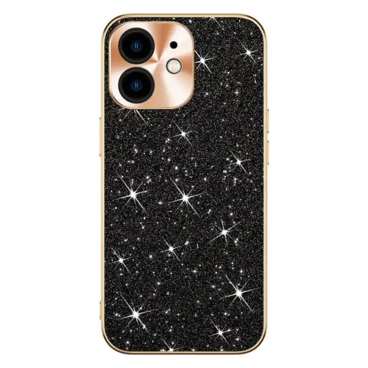 Electroplating Star Diamond CD Texture Lens Ring Phone Case