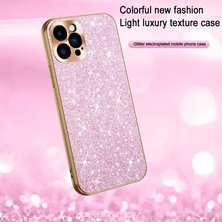 Electroplating Star Diamond CD Texture Lens Ring Phone Case