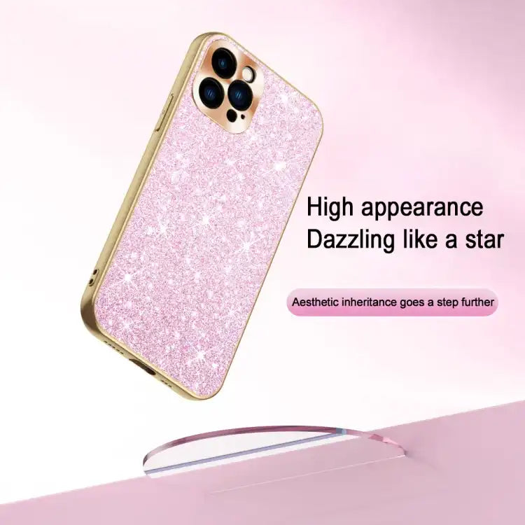 Electroplating Star Diamond CD Texture Lens Ring Phone Case