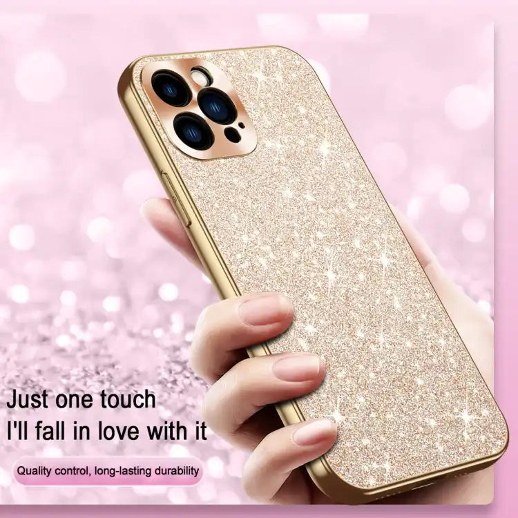 Electroplating Star Diamond CD Texture Lens Ring Phone Case