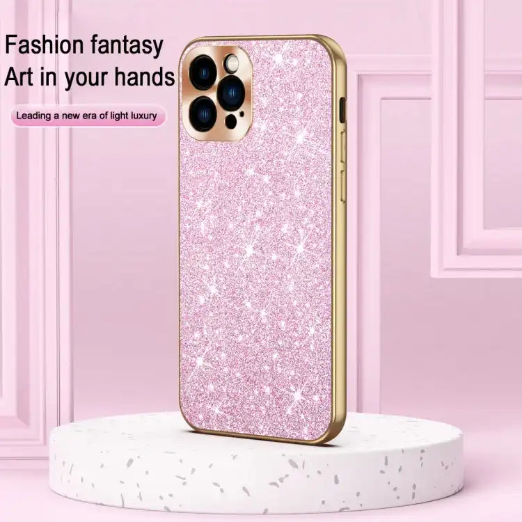 Electroplating Star Diamond CD Texture Lens Ring Phone Case