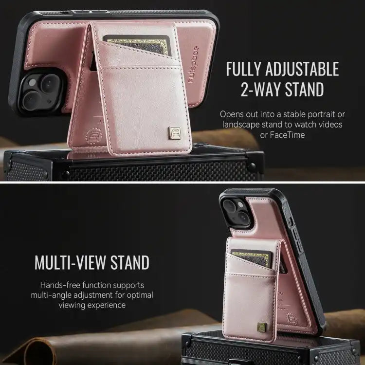 AutSpace A12 MagSafe Magnetic RFID Card Bag Phone Case