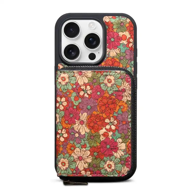 Denior D23 MagSafe Detachable Zipper Wallet Holder Phone Case