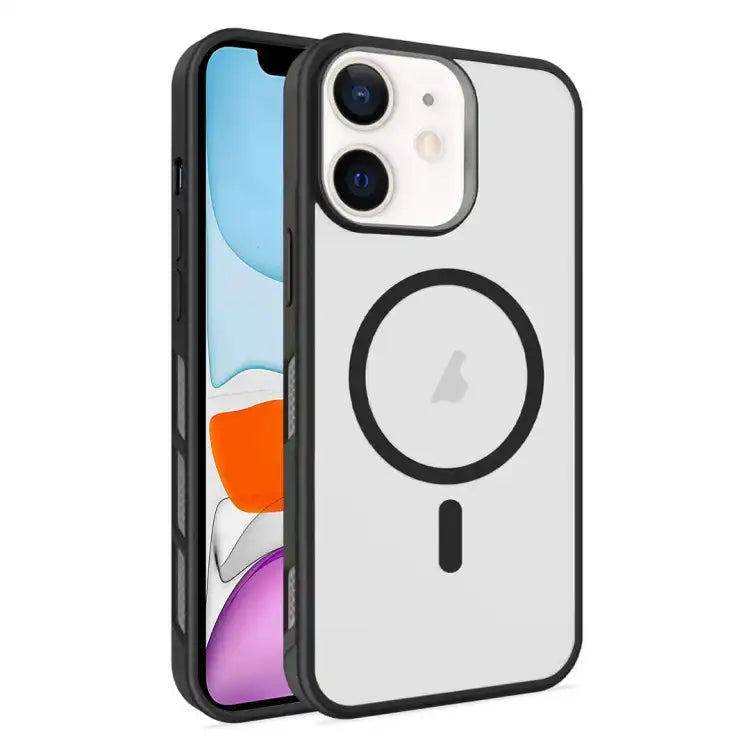 Frosted Translucent Side Ice Fog Cooling MagSafe Phone Case