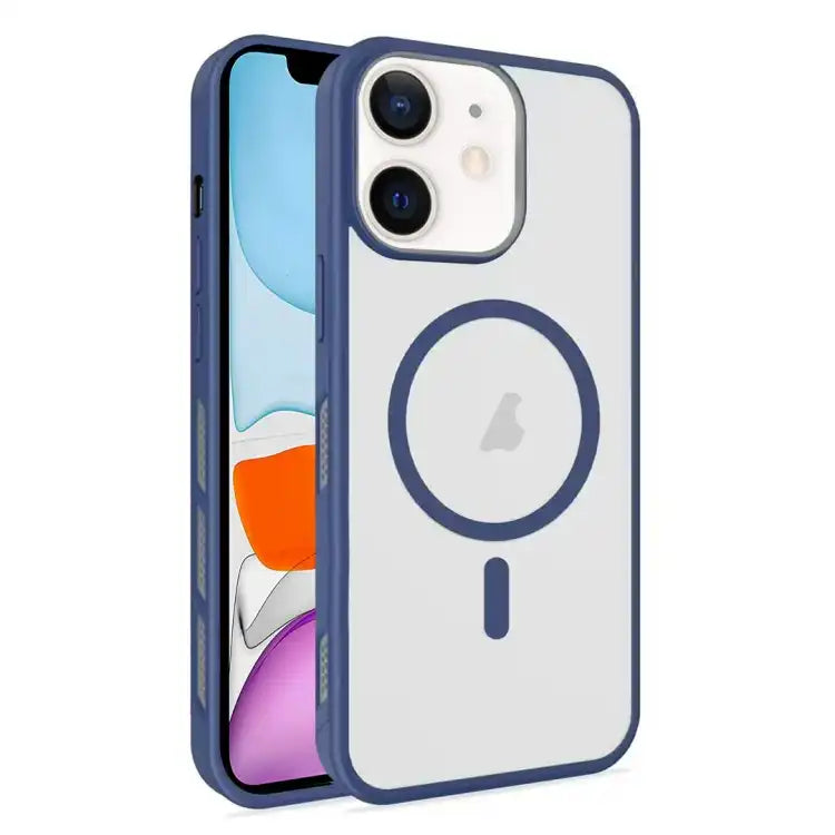 Frosted Translucent Side Ice Fog Cooling MagSafe Phone Case