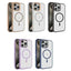 Frosted Translucent Side Ice Fog Cooling MagSafe Phone Case